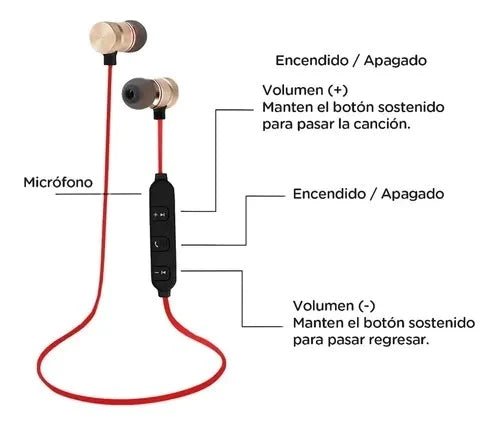 Audifonos Inhalambricos Bluetooth