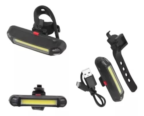 USB Luz Led Strober Patrulla Para Bici